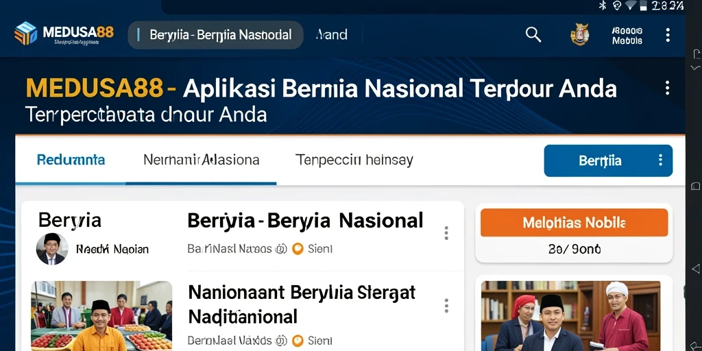 Tampilan antarmuka MEDUSA88 yang modern dan informatif.