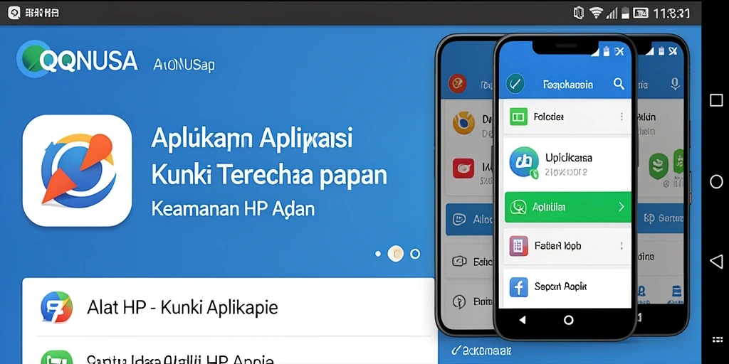 Antarmuka pengguna QQNUSA yang sederhana dan efektif.